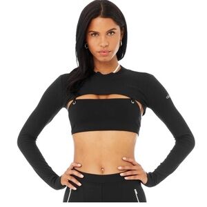 ALO Yoga Black Sweater Shrug